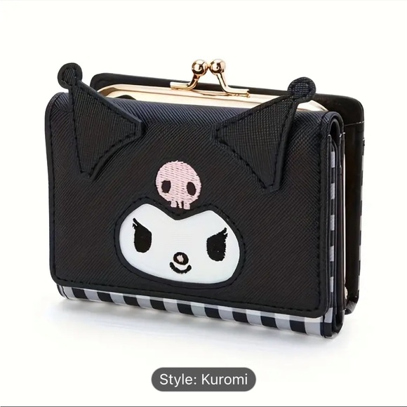 🆕 Hello Kitty, Kuromi and My Melody Wallet Coin Purse Snap Closure - NIB - Picture 6 of 11
